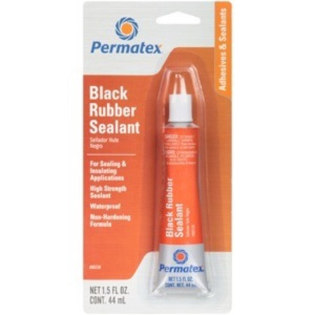 PERMATEX Permatex Black Rubber Sealant 1.5oz tube 80338